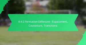 4-4-2 Formation Défensive : Espacement, Couverture, Transitions