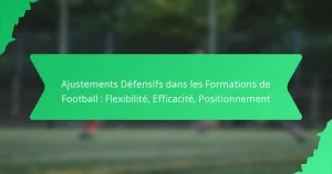 Ajustements Défensifs dans les Formations de Football : Flexibilité, Efficacité, Positionnement